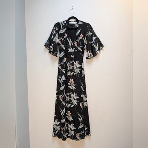 Contemporaine for Simons Wrap Floral Flowy Dress